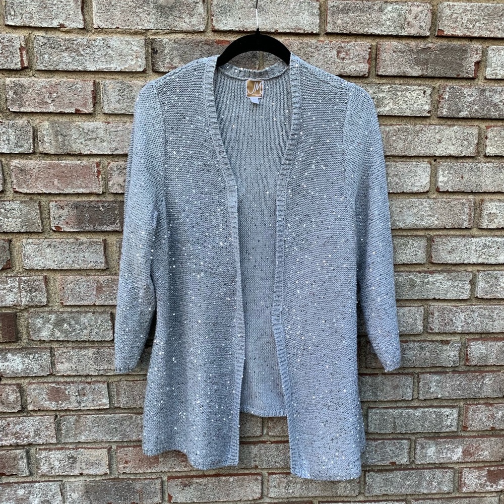 Grey Sequin Sweater - Like New
